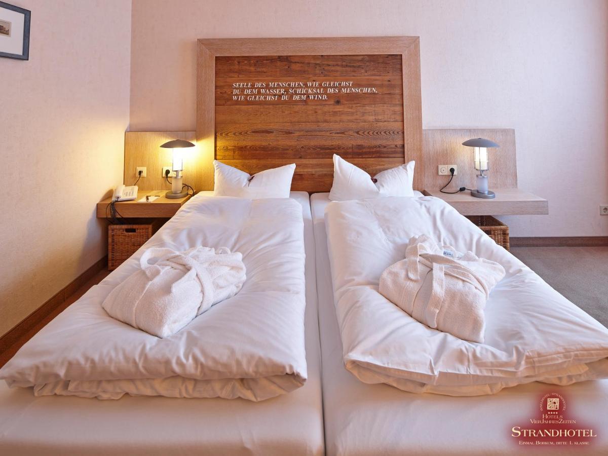 Strandhotel Vierjahreszeiten บอร์คุม ภายนอก รูปภาพ