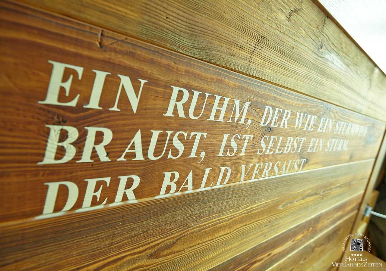 Strandhotel Vierjahreszeiten บอร์คุม ภายนอก รูปภาพ